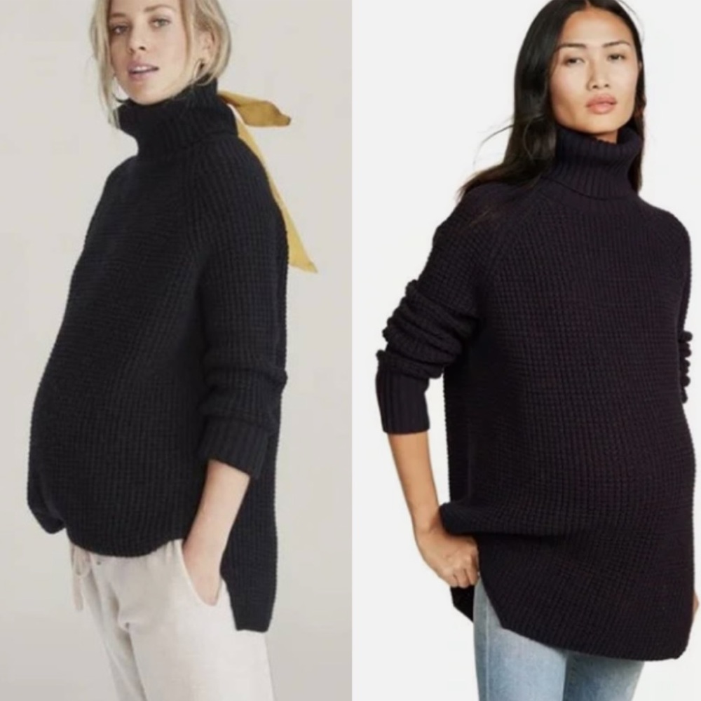 Hatch Black Turtleneck Sweater